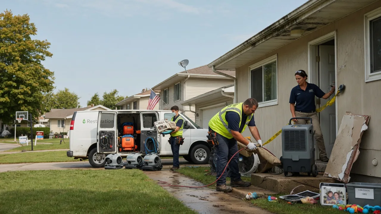 Water Damage Restoration in Blanchard, PA near me